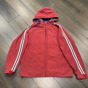 Converse vintage Red arm stripe jacket - size XL